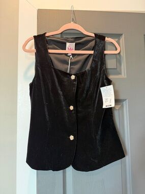 Velvet vest